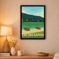 Affiche Lac des Sapins