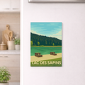 Magnet Lac des Sapins - 68x45mm